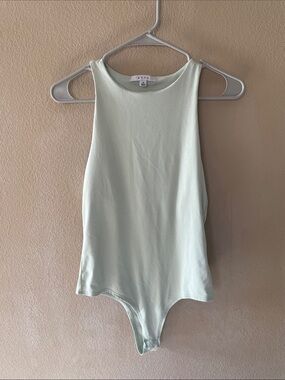 gaze Mint High-Neck Bodysuit